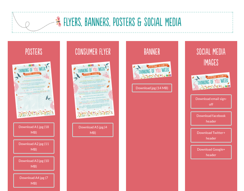 Thinking of You Resources